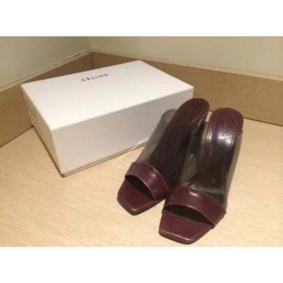 Celine Fumo mules slides heels 39 8-9 - Picture 2 of 5
